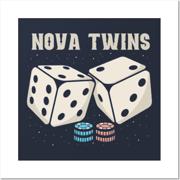 nova twins Dice Wall Art by Hsamal Gibran